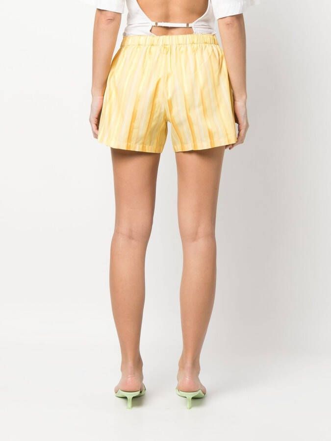 ETRO Gestreepte shorts Geel
