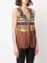 ETRO Gilet met franjes Roze - Thumbnail 3