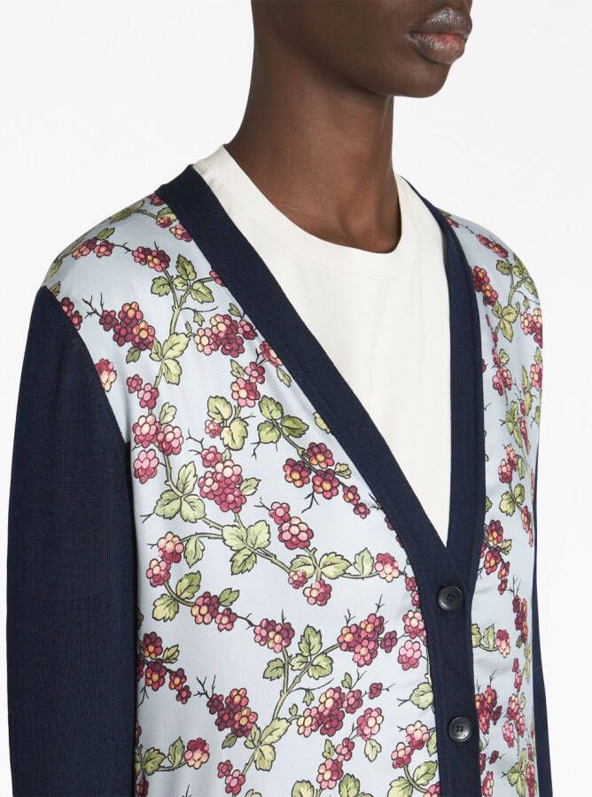 ETRO Vest met print Blauw