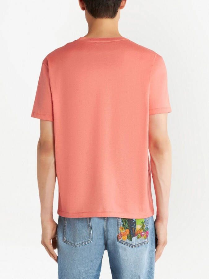 ETRO T-shirt met grafische print Roze