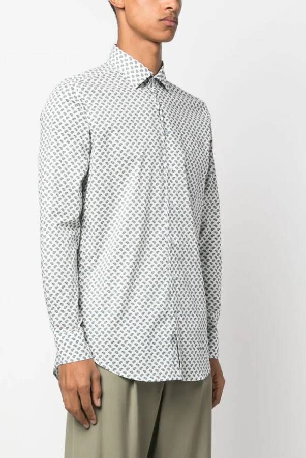 ETRO Overhemd met print Wit