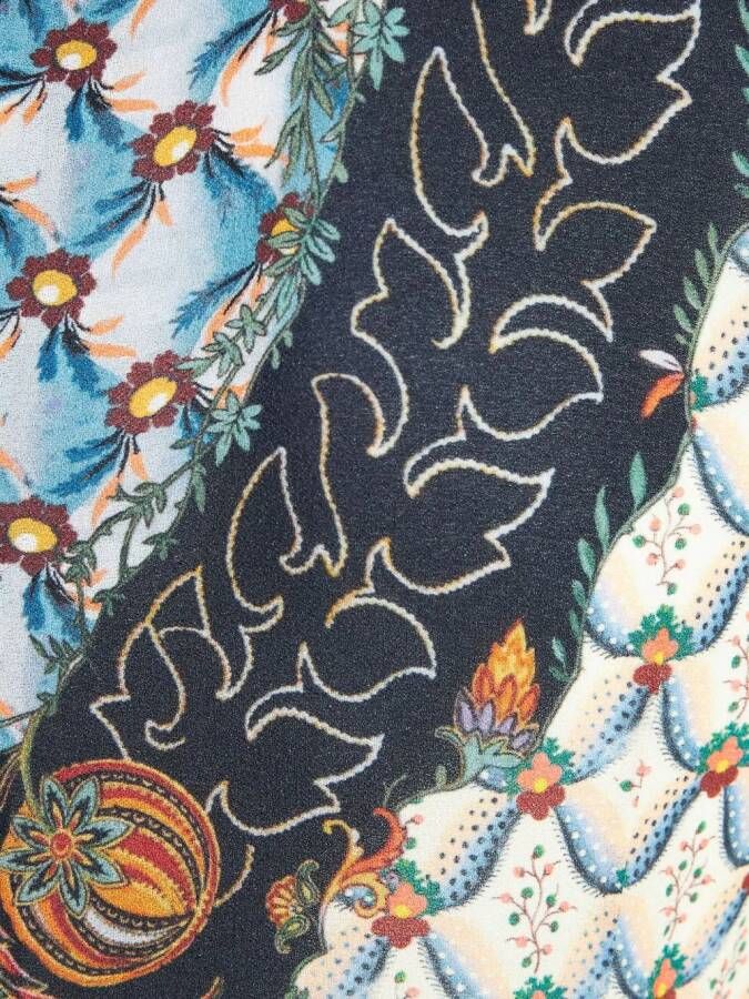 ETRO Jurk met geometrische print Beige