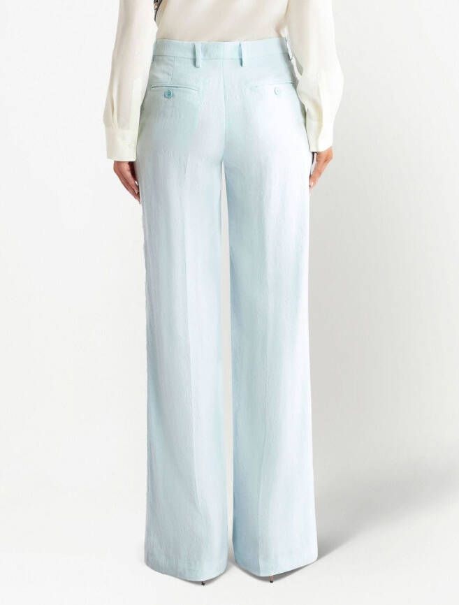 ETRO High waist pantalon Blauw