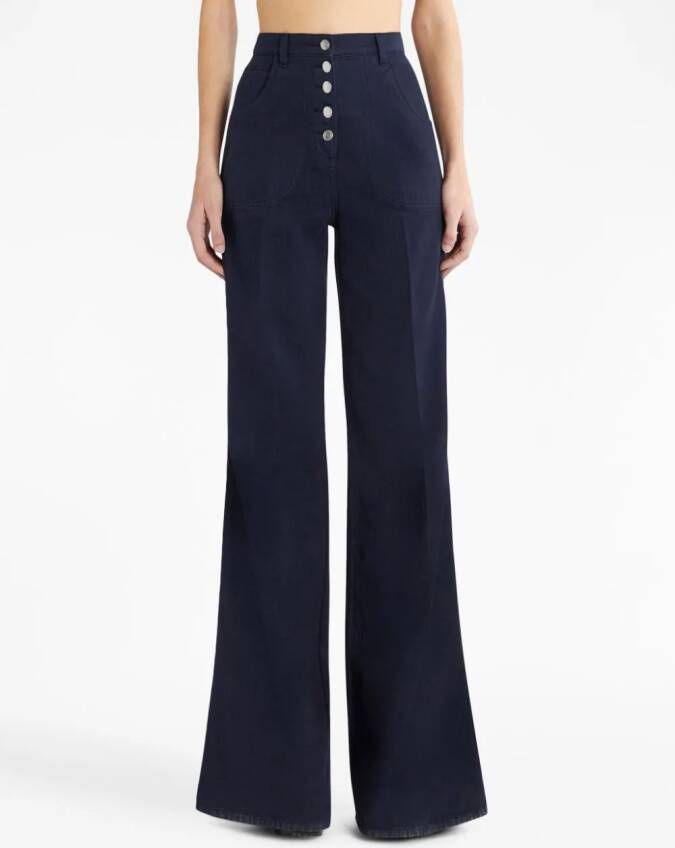ETRO Flared jeans Blauw