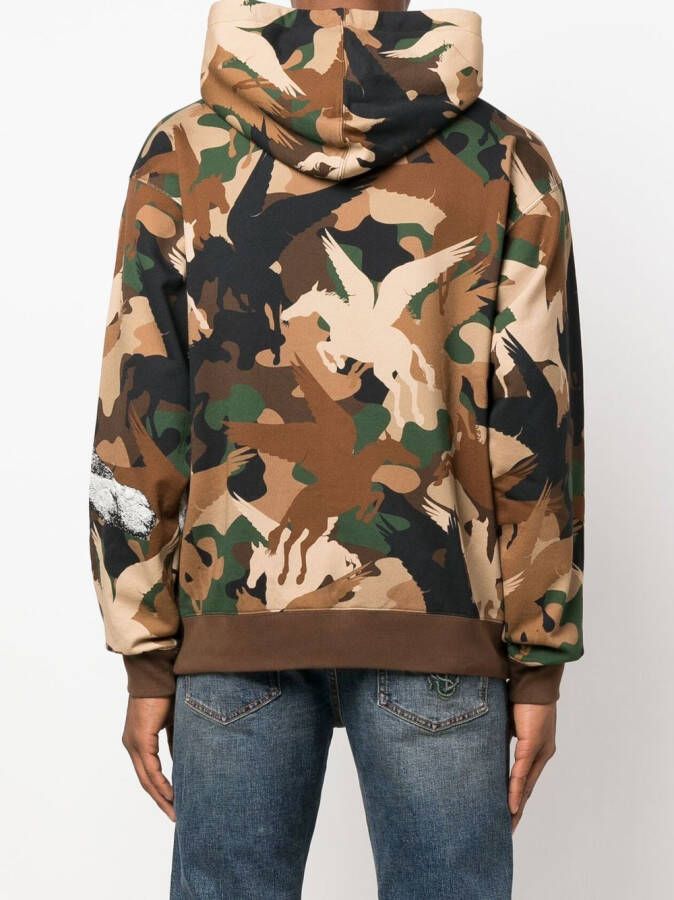 ETRO Hoodie met print Groen