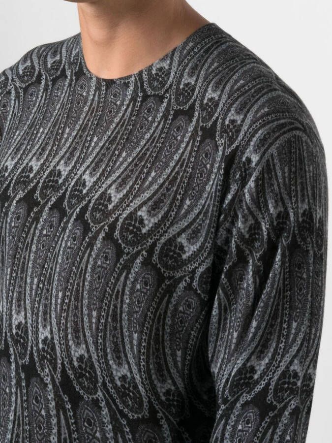 ETRO Intarsia trui Zwart