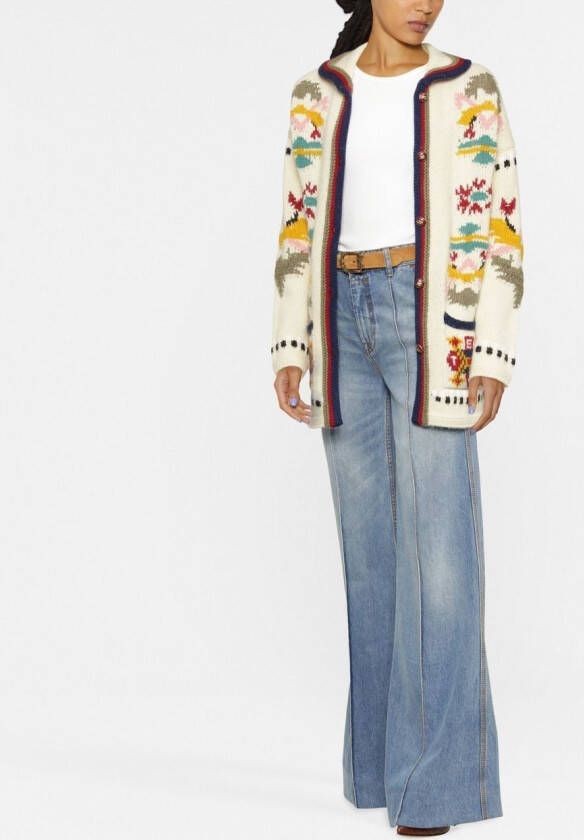 ETRO Intarsia vest Wit