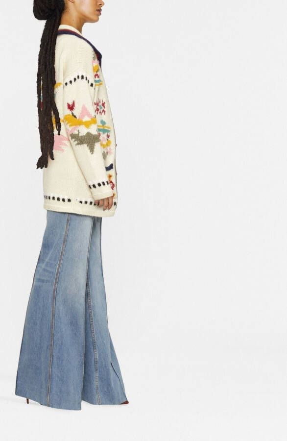 ETRO Intarsia vest Wit