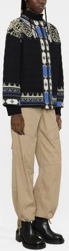 ETRO Jack met geometrisch patroon Zwart