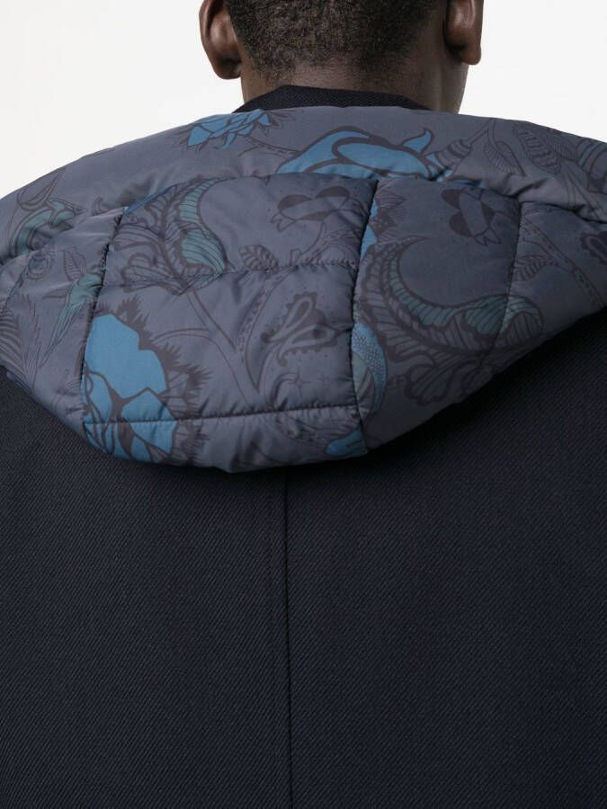 ETRO Jas met dubbele rij knopen Blauw