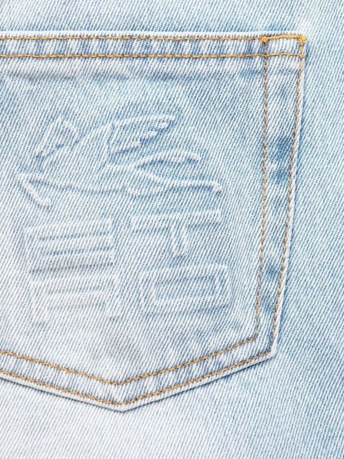 ETRO Jeans met logo-reliëf Blauw