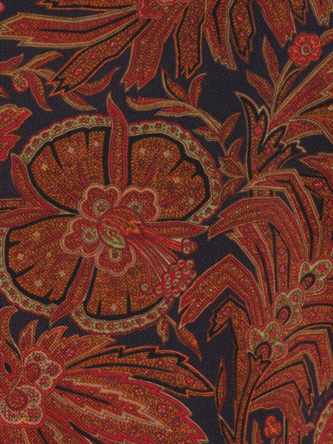 ETRO Poloshirt met bloemenprint Rood