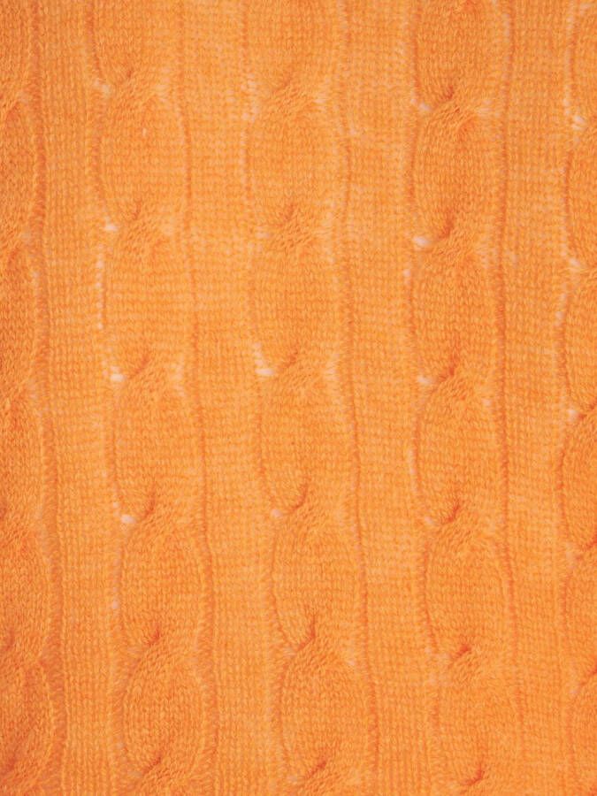 ETRO Kabelgebreid vest Oranje