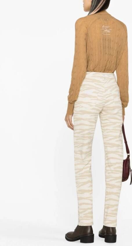 ETRO Kabelgebreide coltrui Bruin