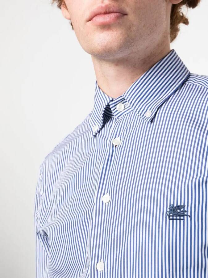 ETRO Katoenen poloshirt Blauw