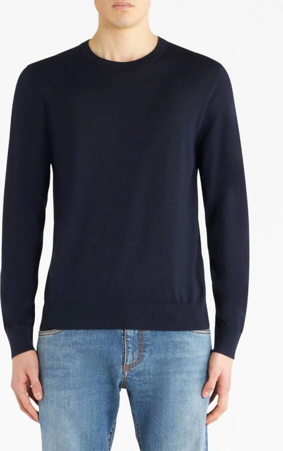 ETRO Trui van kasjmier-zijdemix Blauw