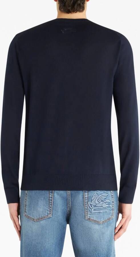 ETRO Trui van kasjmier-zijdemix Blauw
