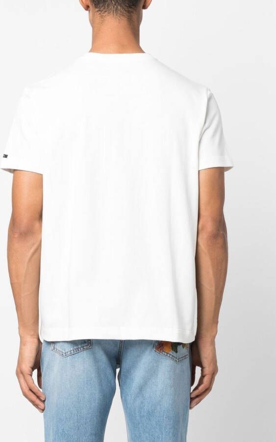 ETRO T-shirt met geborduurd logo Wit