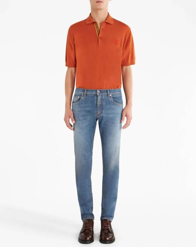 ETRO Straight jeans Blauw