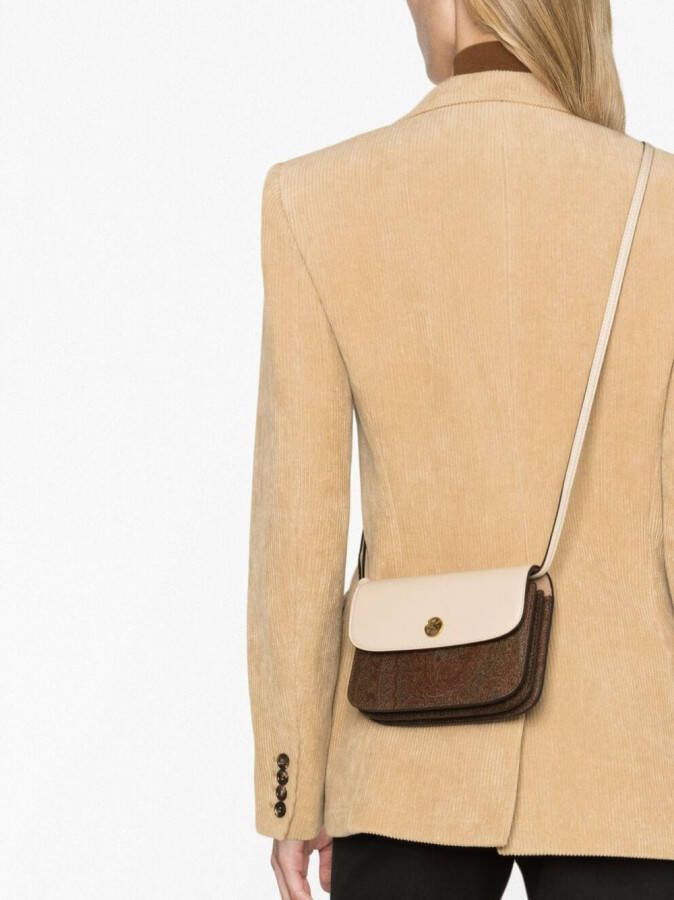 ETRO Kleine Essential crossbodytas Beige