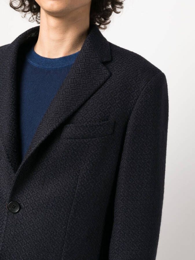 ETRO Blazer met jacquard Blauw