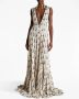 ETRO Maxi-jurk met paisley-print Beige - Thumbnail 3