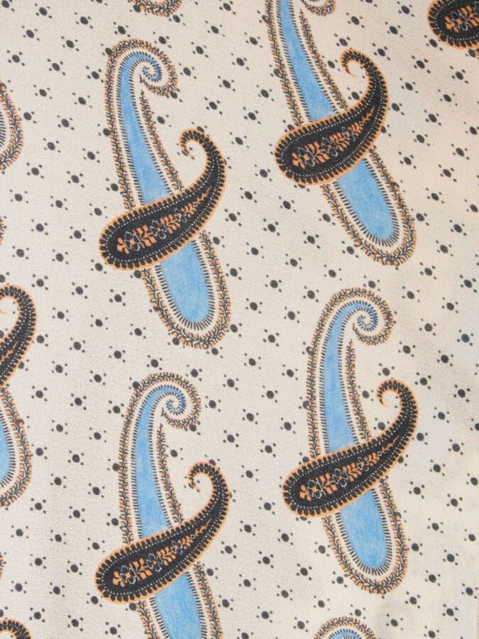 ETRO Maxi-jurk met paisley-print Beige