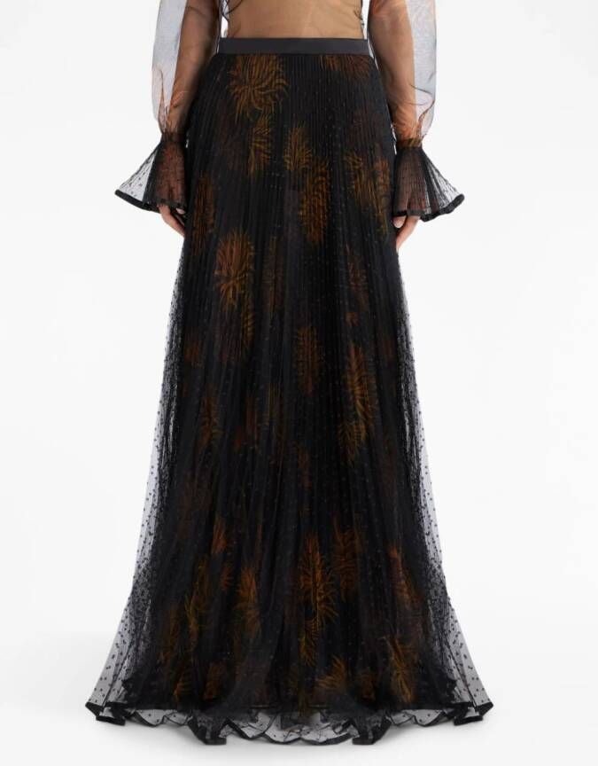 ETRO Maxi-jurk met print Zwart