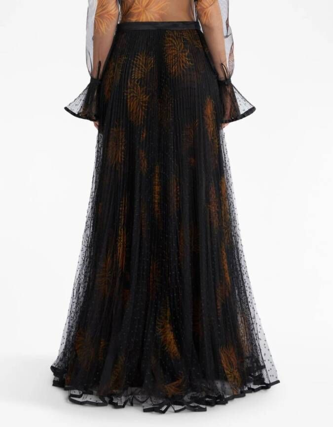 ETRO Maxi-jurk met print Zwart