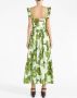 ETRO Maxi-jurk met ruches Groen - Thumbnail 3