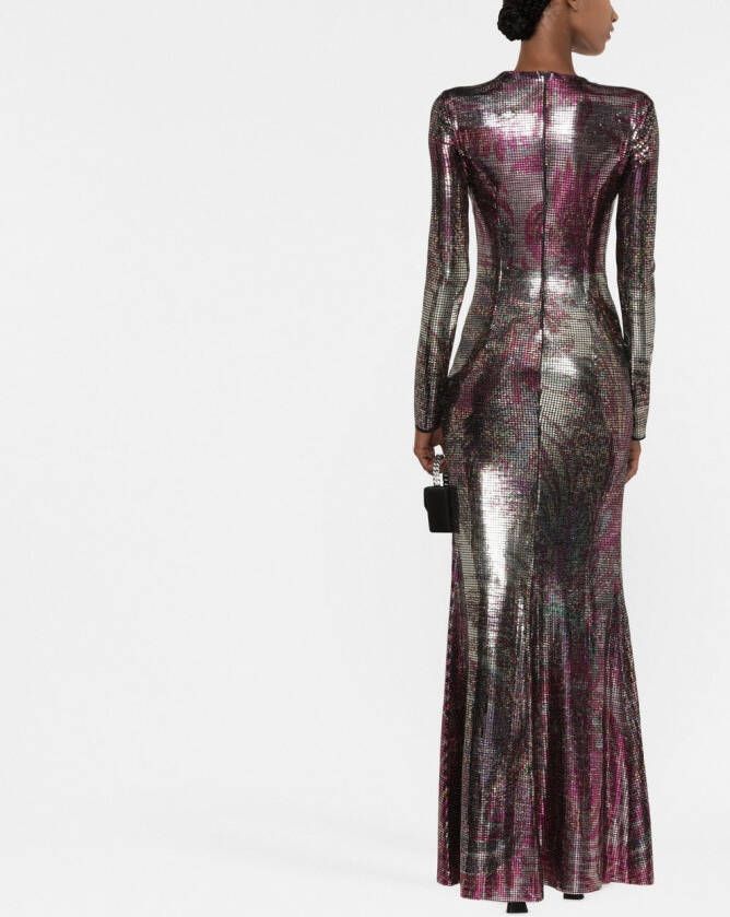 ETRO Metallic jurk Roze