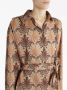 ETRO Midi-blousejurk met paisley-print Beige - Thumbnail 4