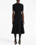 ETRO Midi-jurk met geborduurde bladeren Zwart - Thumbnail 3