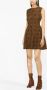 ETRO Mini-jurk met bloemjacquard Bruin - Thumbnail 2