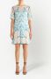 ETRO Mini-jurk met paisley-print Blauw - Thumbnail 2