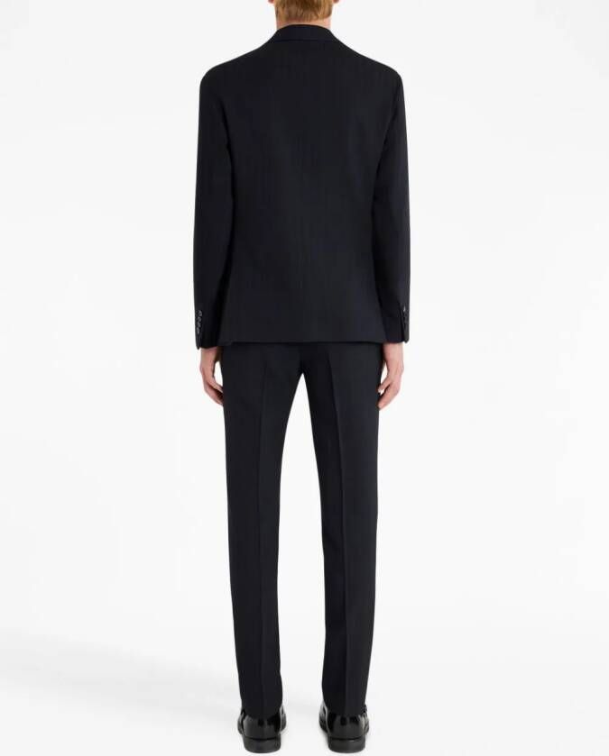 ETRO Blazer met gekerfde revers Zwart