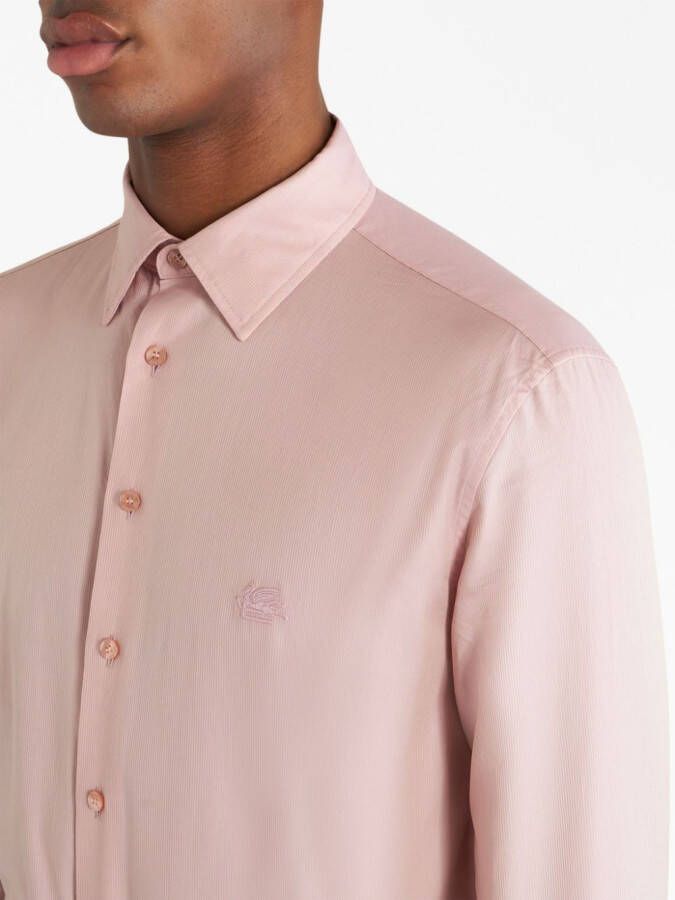 ETRO Overhemd met borduurwerk Roze
