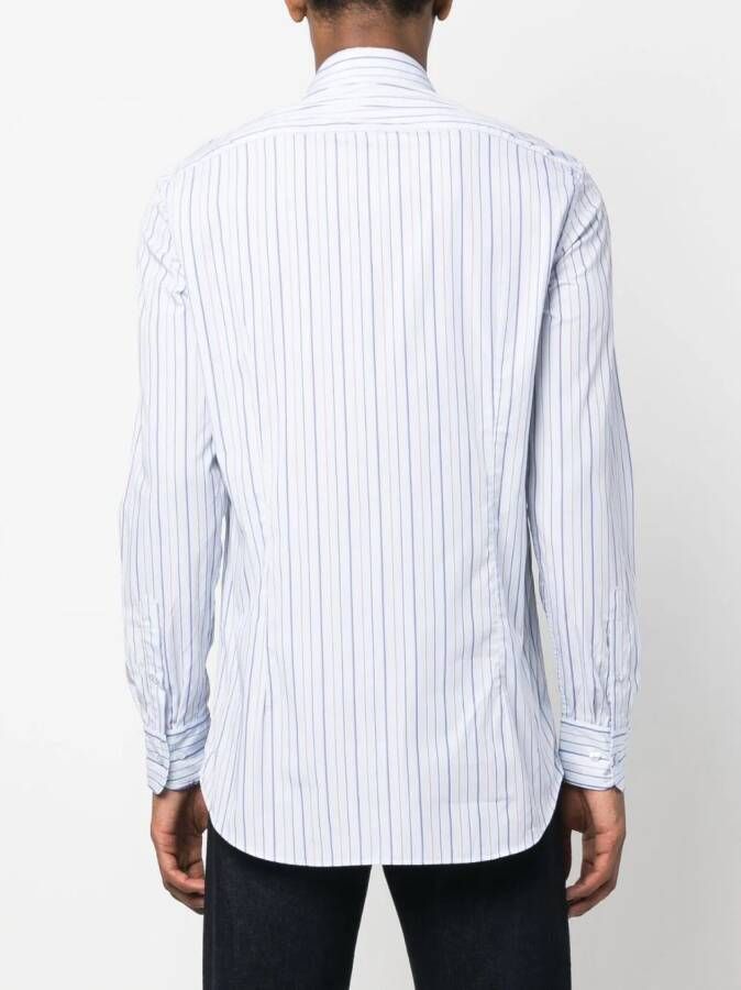 ETRO Overhemd met geborduurd logo Blauw