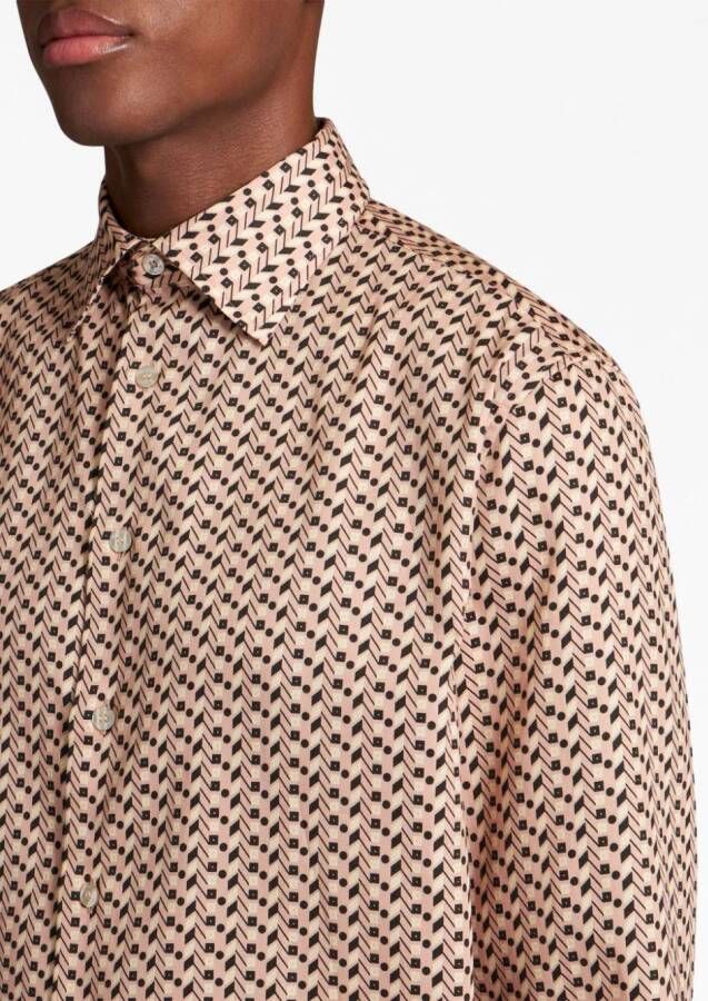 ETRO Overhemd met geometrische print Veelkleurig