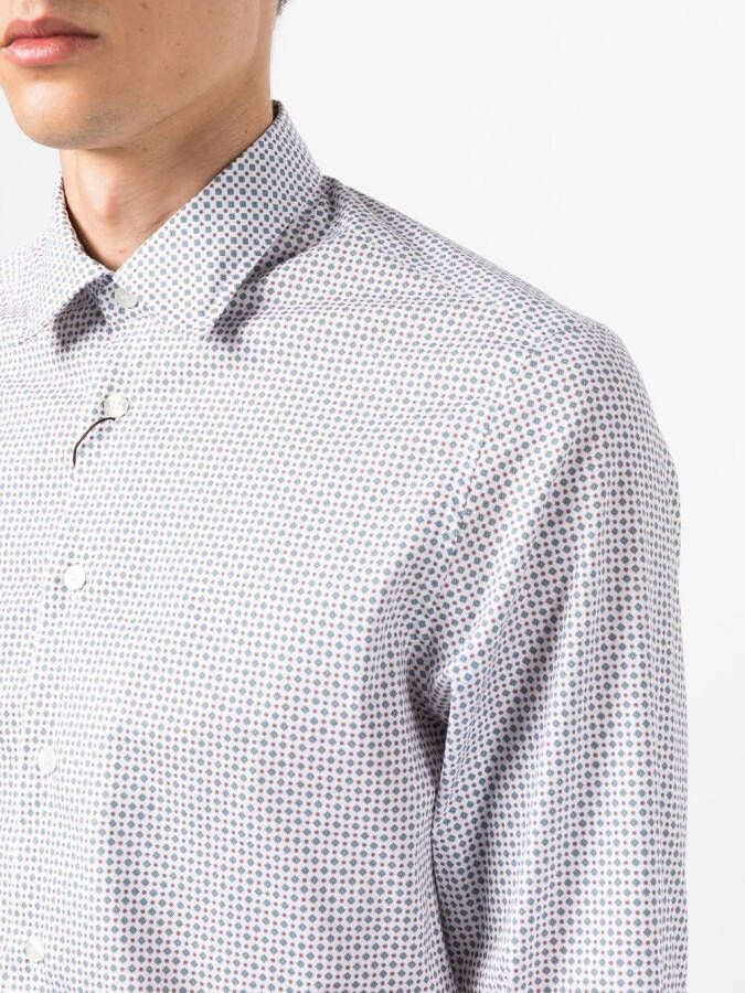 ETRO Overhemd met geometrische print Wit