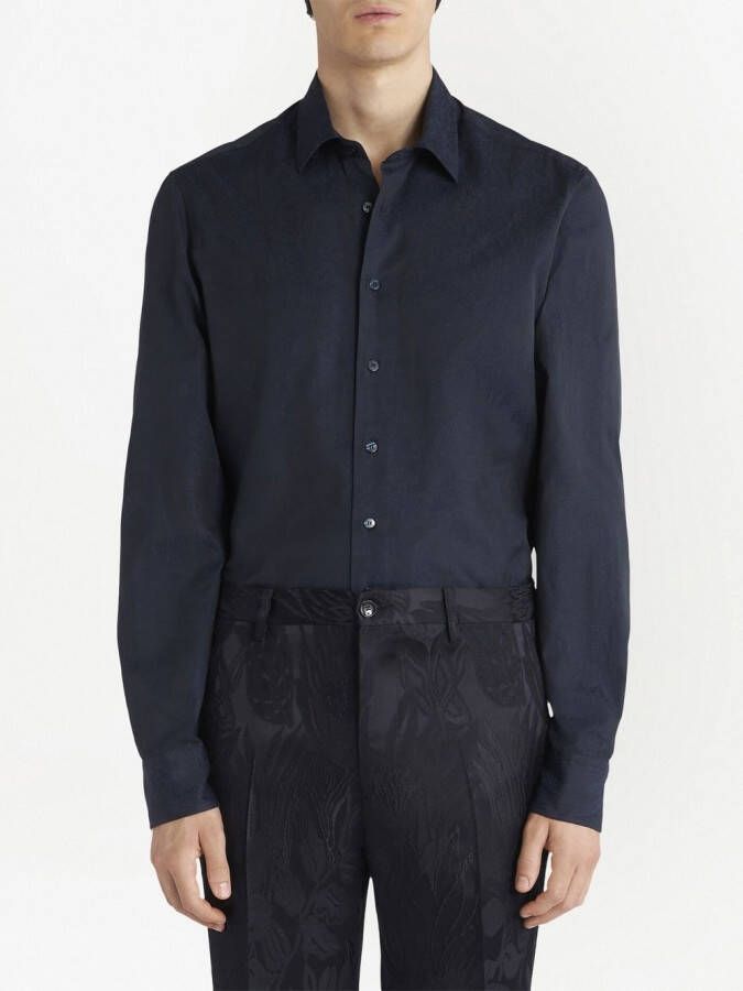 ETRO Overhemd met paisley-print Zwart