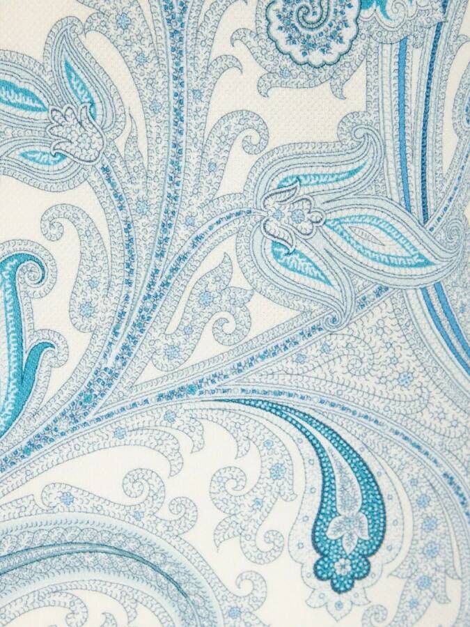 ETRO Poloshirt met paisley-print Wit