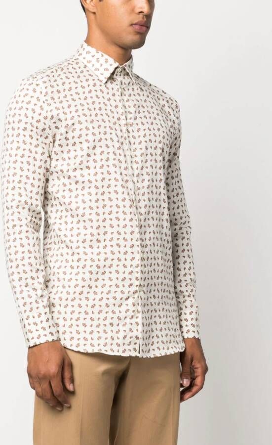 ETRO Overhemd met paisley-print Beige
