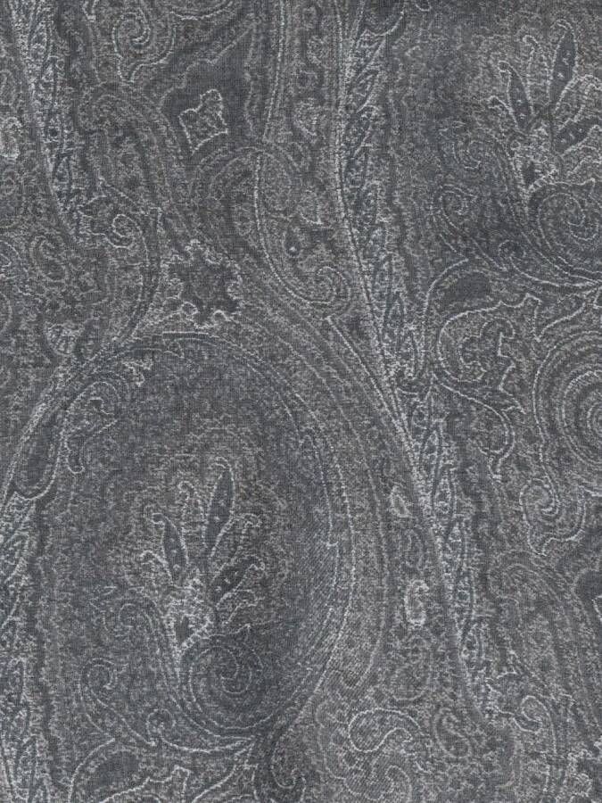 ETRO Sjaal met paisley-print Grijs
