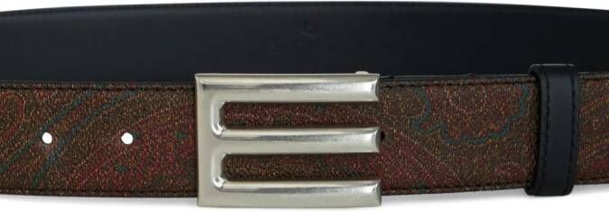 ETRO Riem met paisley-print Bruin