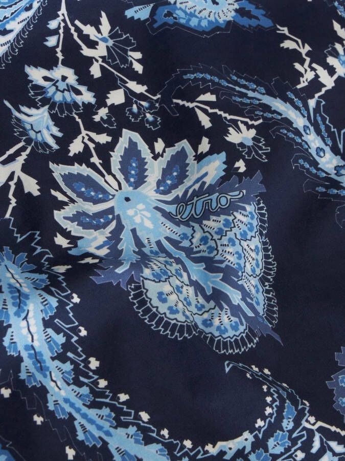 ETRO Overhemd met paisley-print Blauw