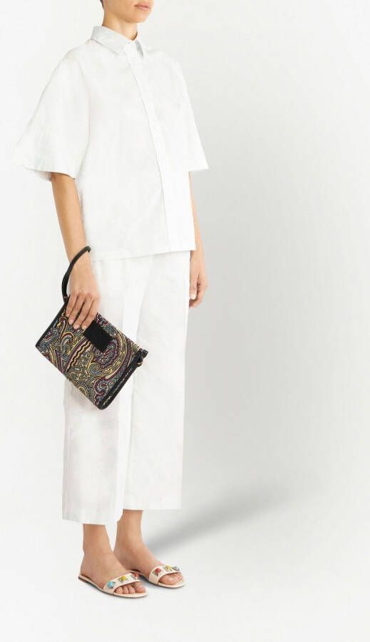 ETRO Portemonnee met paisley-print Zwart