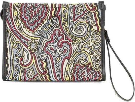 ETRO Portemonnee met paisley-print Zwart