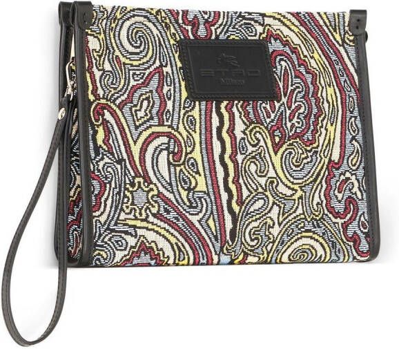ETRO Portemonnee met paisley-print Zwart
