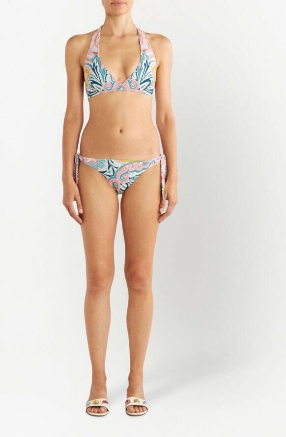 ETRO Bikini met print Wit